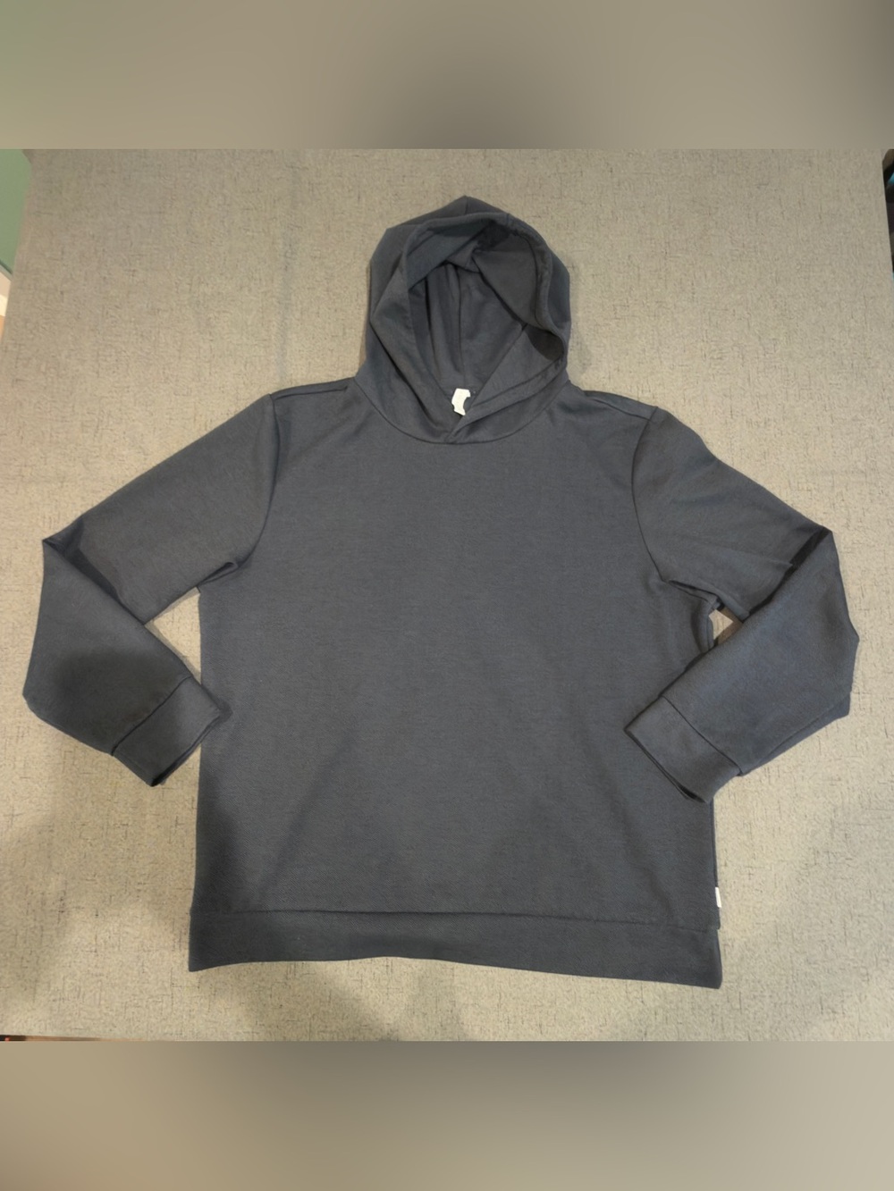 7Diamonds Rev Hoodie Mens XL Charcoal Grey Herringbone Pullover Sweatshirt⁠ NWOT